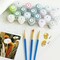 Paint By Number Kits for Adults – Vintage White Floral Botanical DIY Acrylic Paint by Numbers on Canvas for Beginners, Boho Wildflower Wall Art Craft Set, 16x20 Inch (Unframed)